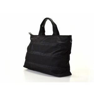 Prada black nylon handbag